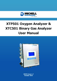 Thumbnail of document Manual - XTC501 Thermal Conductivity Analyzer